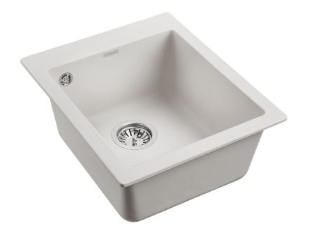 Кухонная мойка Paulmark Leer 41 PM104249-WH Белая, артикул PM104249-WH