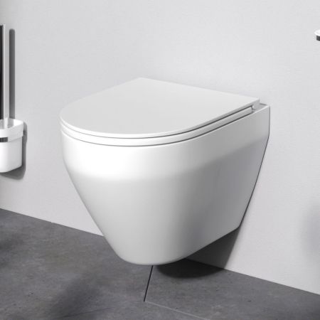 C701700SC Spirit V2.0 подвесной унитаз FlashClean с сиденьем микролифт, артикул C701700SC