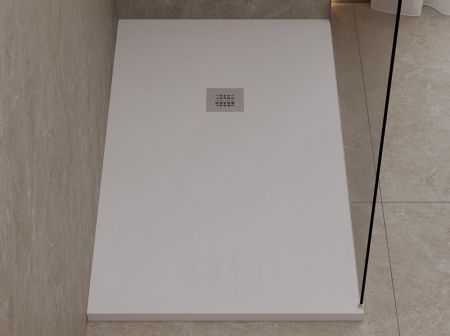 Душевой поддон Allen Brau Priority 100x100 8.31005-21 белый камень, артикул 8.31005-21