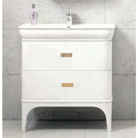 Тумба под раковину BelBagno Prado 80 PRADO-800-2C-PIA-BL Bianco Laccato Lucido