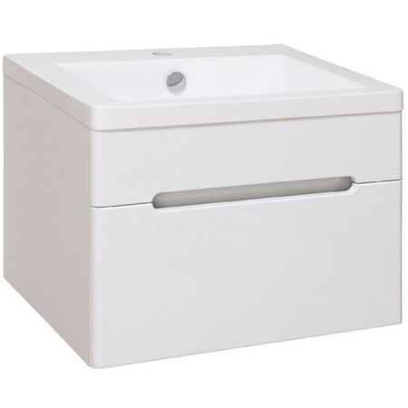 Тумба под раковину Runo Парма 60 4620750025816 подвесная Белая