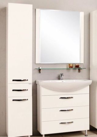 Тумба под раковину АКВАТОН АРИЯ Н 76 1A141301AA010 (напольная, белый глянец), шт, артикул 1A141301AA010