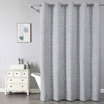 Штора для ванной комнаты Savol SK-FH1820G, серый