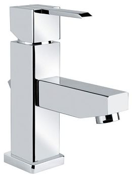 Emmevi Sicily, однорычажный смеситель для раковины с донным клапаном, цвет хром