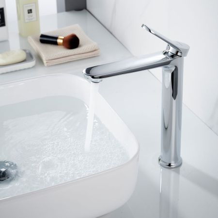 Смеситель для раковины высокий Shevanik S4311, хром, артикул S4311