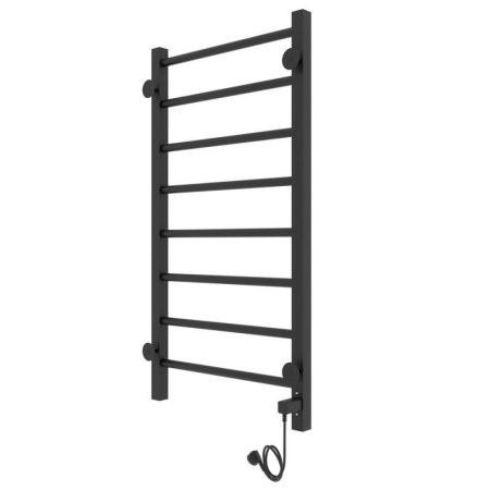 Полотенцесушитель электро "Феличия ЧКЧ8 400х800", черный муар, левый