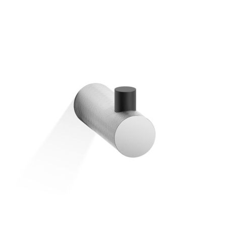 Крючок, Decor Walther, Club, одинарный, ширина, мм-20, глубина, мм-60, высота, мм-30, тип установки-настенный, цвет-чёрный матовый/хромированный, артикул 0855360