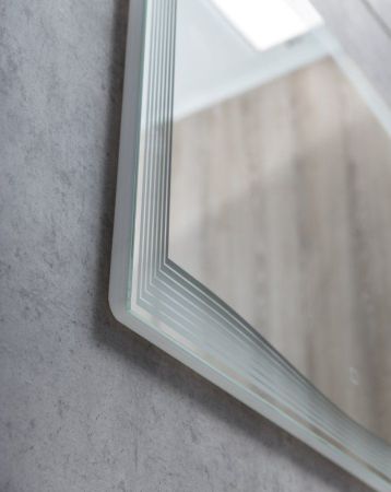 Зеркало BelBagno SPC-LNS 80 с сенсорным выключателем с подсветкой