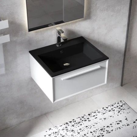 Раковина Paola Nero 600 ST-B, черный, артикул Nero 600 ST-B