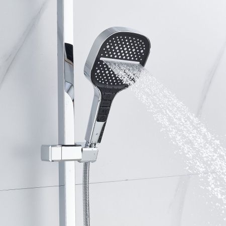 Душевая система Rose R1056, хром