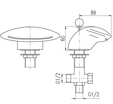 Излив Rav Slezak VOD7000