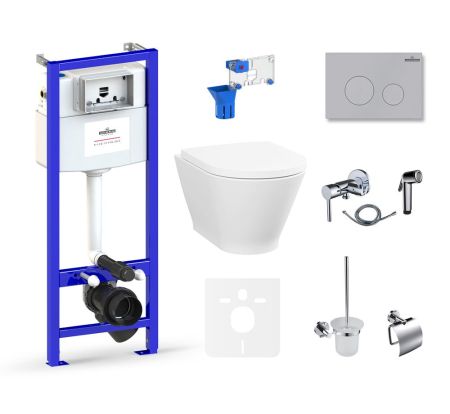 Комплект 10 в 1 Lavinia Boho Elegant Rimless 75110803, премиум с пластиковой клавишей, артикул 75110803