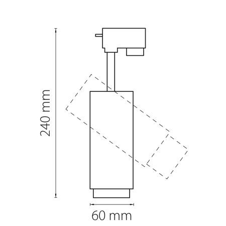 Светильник светодиодный для 1-фазного трека Fuoco Lightstar 215239, артикул 215239
