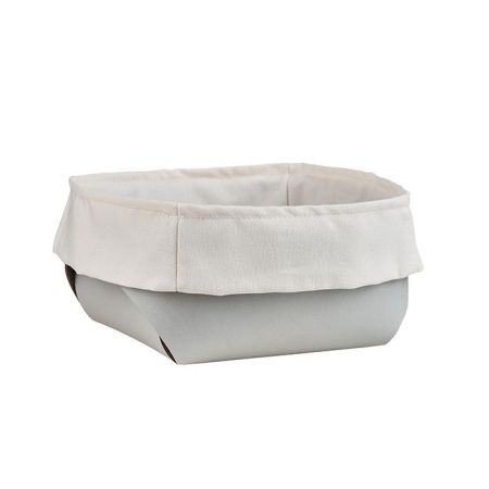 ADJ Корзина для хлеба, 15x15xH7 см., цвет: устричный/пепельная роза, артикул 0039.02/07