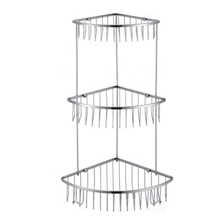 Полка угловая Savol S-002514-3, хром, артикул S-002514-3