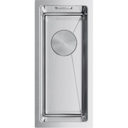 Мойка, OMOIKIRI, TAKI, ширина, мм-200, глубина, мм-440, высота, мм-180, тип установки-встраиваемый, отверстия для смесителя-отсутствуют, с переливом, сифон, донный клапан и декоративный корзинчатый элемент в комплекте, автоматический донный клапан-приобре, артикул 4973042