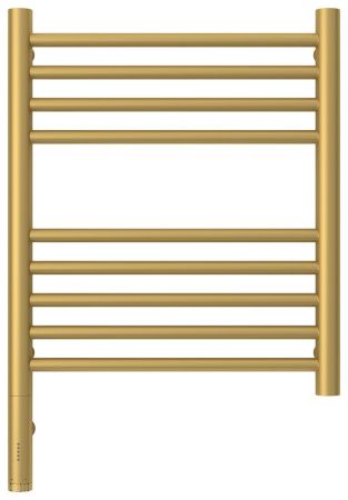 Полотенцесушитель электрический "БОГЕМА 3.0" прямая 500х400 / МЭМ левый (Матовое золото)