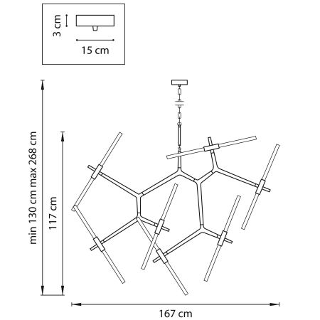 Люстра подвесная Struttura Lightstar 742146