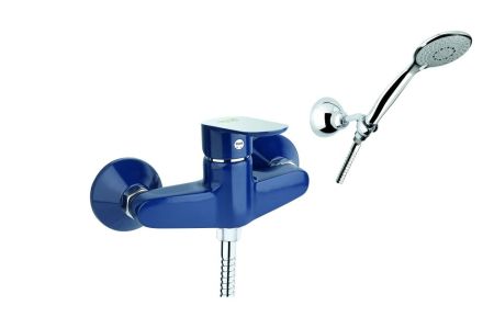 Смеситель для душа Fiore KEVON CHIC 81TX6510, хром/синий, артикул 81TX6510