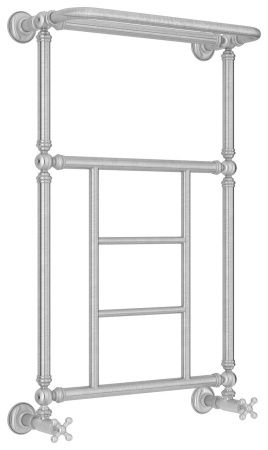 Полотенцесушитель водяной "Ренессанс 1452" 860х500 (САТИН)