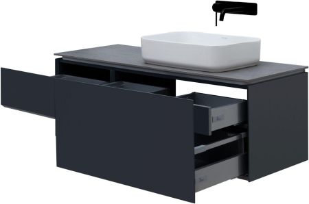 Тумба под раковину Allen Brau Infinity 120 1.21008.AM R антрацит матовый, артикул 1.21008.AM