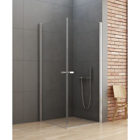 Душевое ограждение NEW TRENDY NEW SOLEO 2D 70x80x195 D-0139A/D-0140A (хром), артикул D-0139A/D-0140A