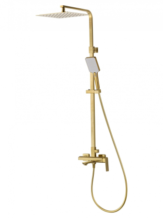 Душевая система WONZON & WOGHAND, Брашированное золото (WW-88739011-BG)