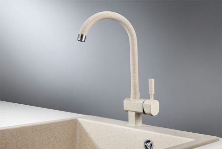 Смеситель для кухни GRANULA Standart (31-ST, БЕЖЕВЫЙ), артикул 31-ST, БЕЖЕВЫЙ