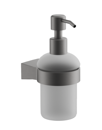 Дозатор жидкого мыла BELZ B91227, оружейная сталь, артикул B91227