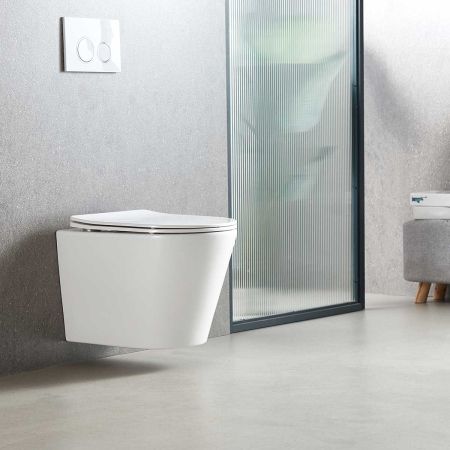 подвесные унитазы Vincea Унитаз подвесной Piatti VT1-11T Tornado, цвет белый, ультратонкое soft-close сиденье,, артикул VT1-11T