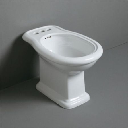 SIMAS Lante Биде напольное с 3 отверстием под смеситель, 39х58см, цвет белый, артикул LA04bi*3