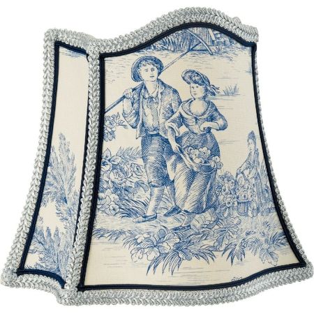 Абажур для светильника Migliore Complementi 684.10 Голубой Серебро, артикул ML.COM-50.684.10