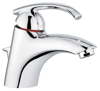 Emmevi Ramses, однорычажный смеситель для раковины с донным клапаном, цвет хром