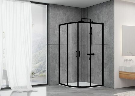 Душевой уголок ABBER Schwarzer Diamant AG01090B