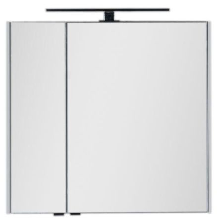 Зеркальный шкаф Aquanet Латина 80 белый, артикул 00179635