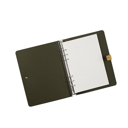 ADJ Блокнот А5, 16,5x25 см., цвет: горчичный/оливковый, артикул 1625.40/55