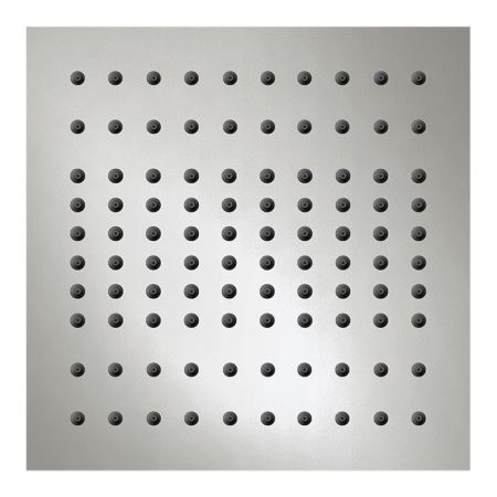 GESSI BINARIO Модуль 200х200 мм., тропический ливень, установка Shift-Fix, цвет Mirror Steel, артикул 61102#238