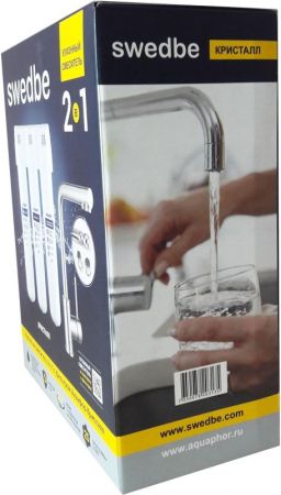 Смеситель для кухни Swedbe Selene Plus K8540K с фильтром Нержавеющая сталь