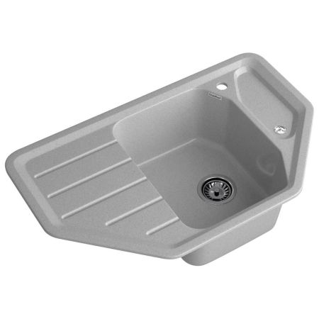 Кухонная мойка GranFest CORNER 800E, серый, артикул C-800E серый