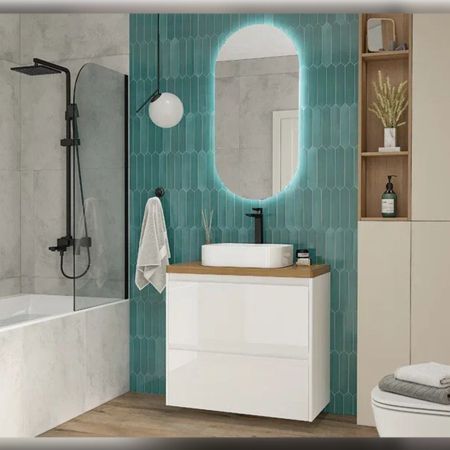 Столешница Velvex Klaufs 80 без отверстий, Invisible Line, артикул st.KLA.80 дуб французский