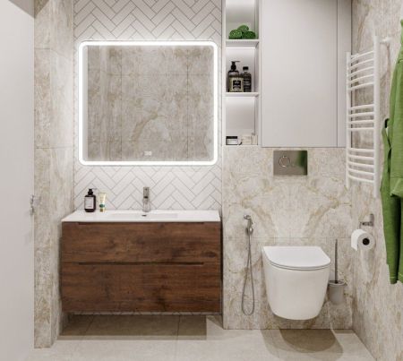 Мебель для ванной комнаты BELBAGNO ETNA-H60-900, артикул KEP-90-MGL-W0