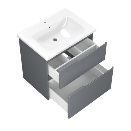 Тумба Hella stor 65, серый лак, артикул OW24.11.01