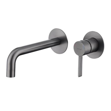 Смеситель для раковины встраиваемый Splenka S221.11.09, графит, артикул S221.11.09