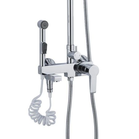 Душевая система с гиг душем Haiba HB2416, хром, артикул HB2416