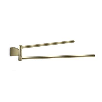 Gedy Tonale, полотенцедержатель двойной поворотный, цвет матовое золото