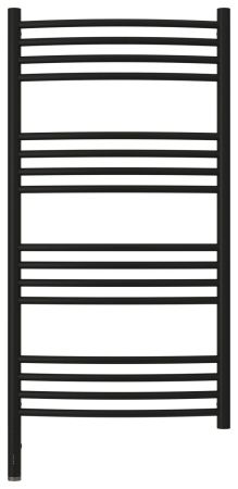 Полотенцесушитель электрический "БОГЕМА 3.0" 1000х500 / МЭМ левый (Матовый чёрный), артикул 31-5802-1050