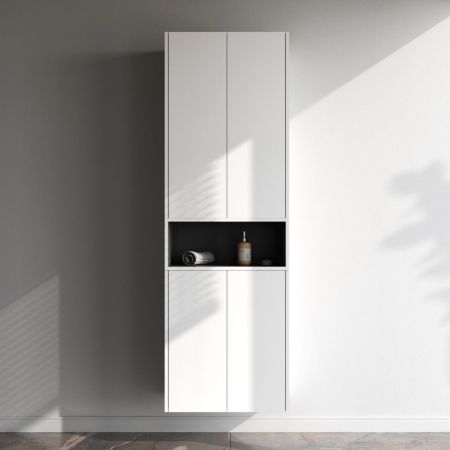 M8FOH0601WM Func, Ниша для хранения 25 см, 60 см, цвет белый матовый