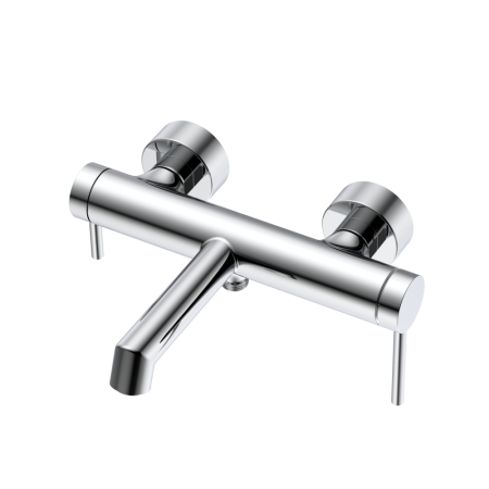 Смеситель для ванны с душем DQ Stuttgart короткий излив хром (DA1773201), артикул DA1773201