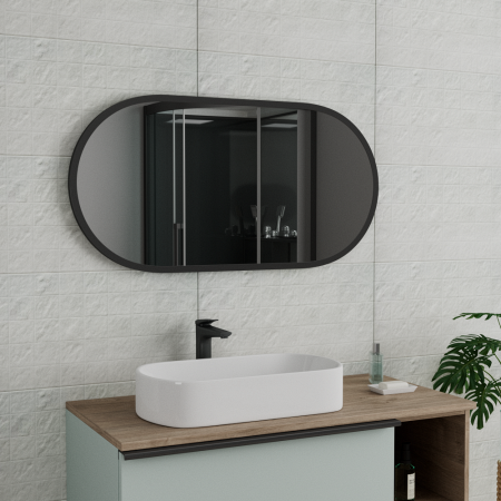 Зеркало Maretti Project Black PB50100V71, 50х100 см, артикул PB50100V71