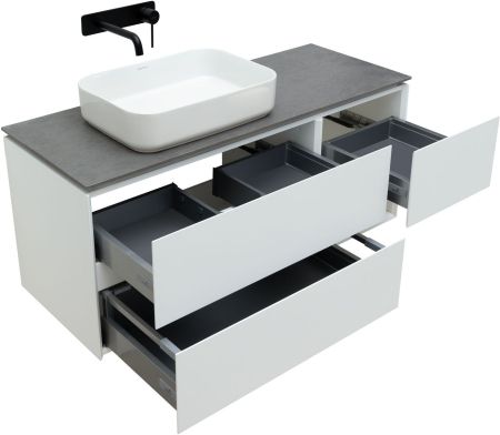Тумба под раковину Allen Brau Infinity 120 1.21005.WM L белый матовый, артикул 1.21005.WM
